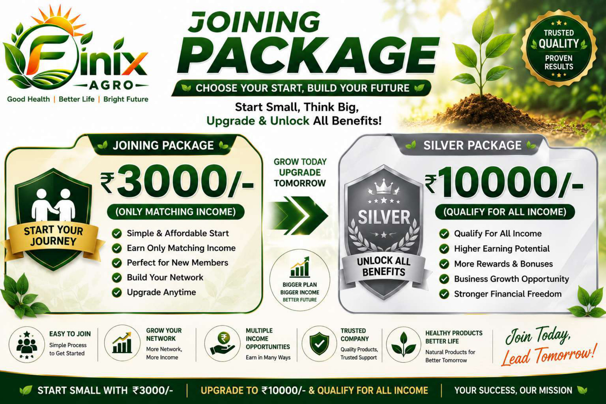 Finix Agro Joining Package